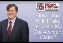 BrownBrown How Long to Settle Car Accident