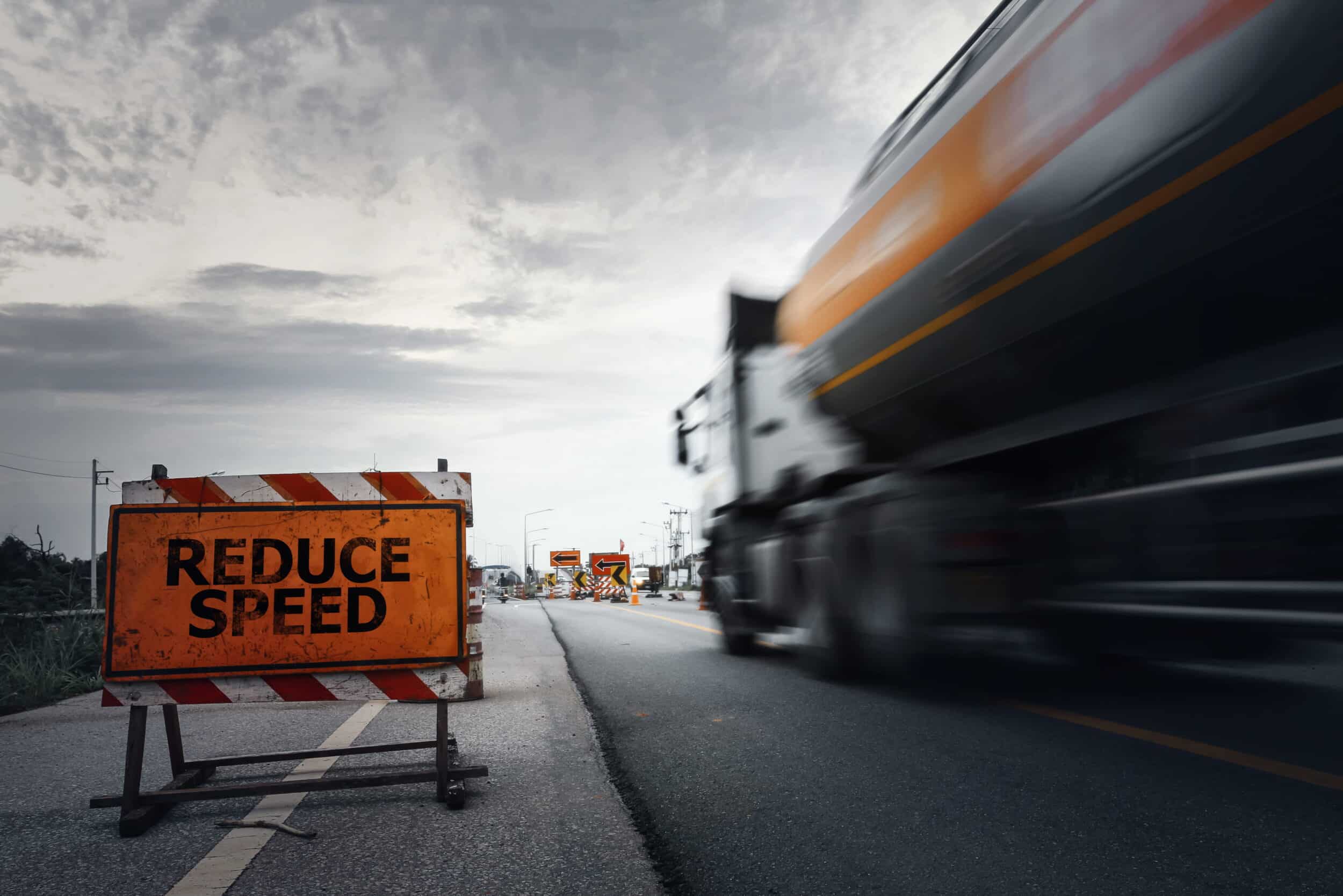 Truck drivers failure to obey traffic laws
