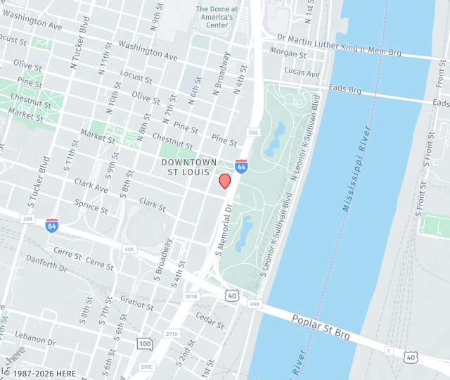 Location Map: 1 Memorial Drive, 11th floor St. Louis, MO 63102